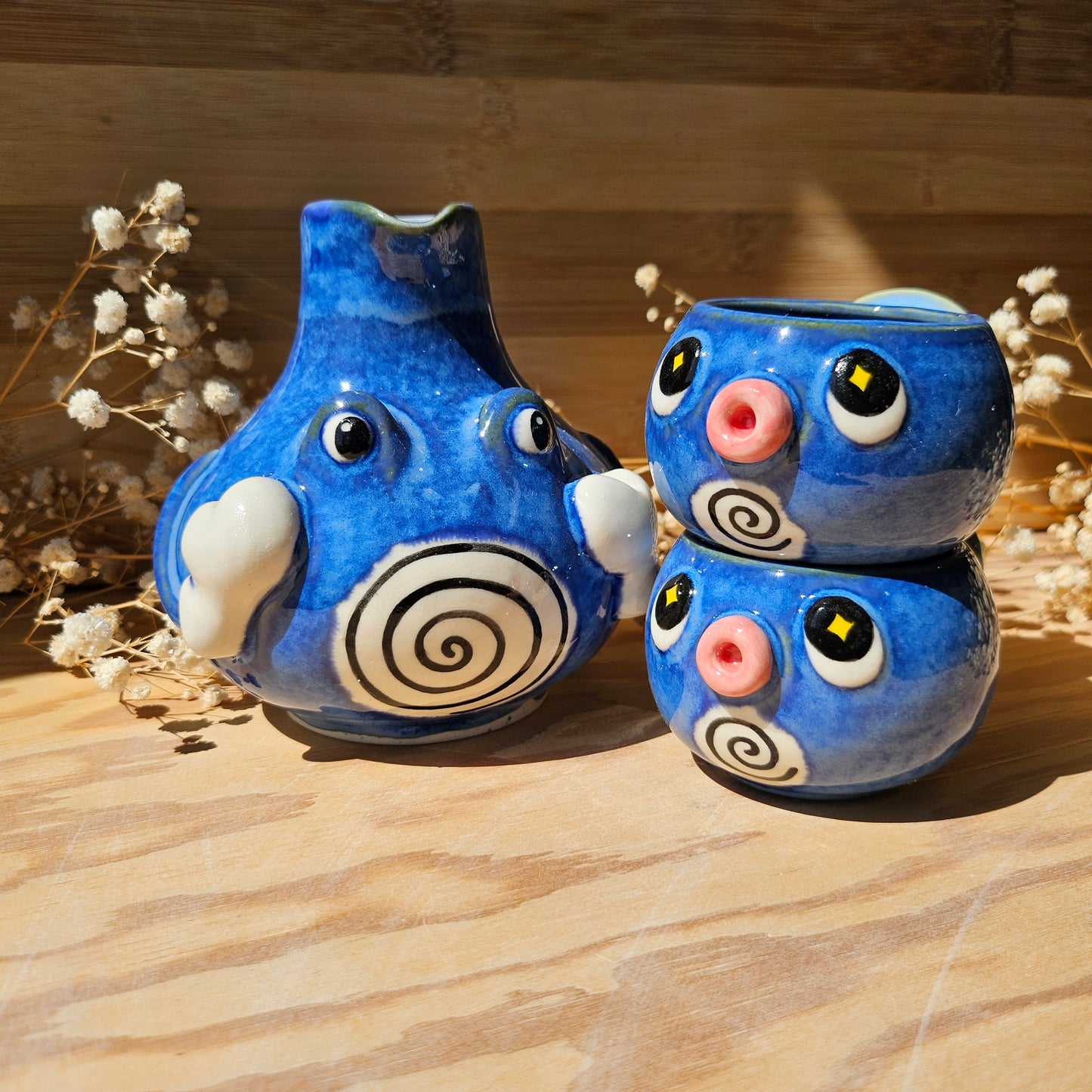 Poliwhirl Sake Set • A